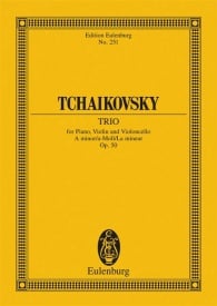 Tchaikovsky: Piano Trio A minor Opus 50 CW 93 (Study Score) published by Eulenburg